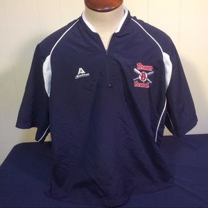Mens Braves Baseball Warmup Jacket size large Akadema